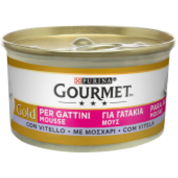 Gourmet Mousse Vitela para Gatinhos 85gr